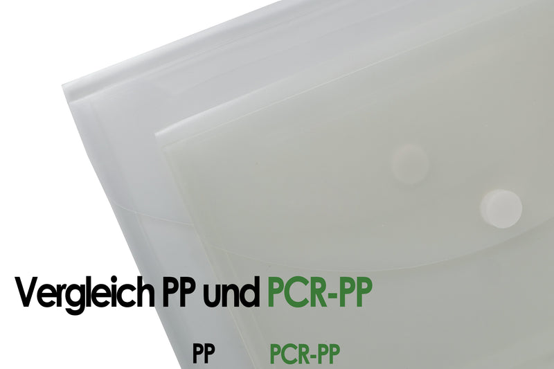 FolderGreen® Sichttasche A4 quer - Recycling-PP