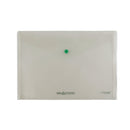 FolderGreen® Sichttasche A4 quer mit Druckknopf - Recycling-PP