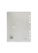 SONDERPOSTEN - Sichttasche A5 mit Abheftrand aus 70-80% Recycling-PP