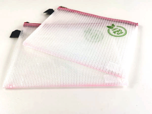 SONDERPOSTEN - PVC-freier Reißverschluss-Beutel B6 - 10 Stück