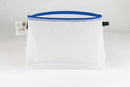 PVC-freier Reißverschluss-Beutel mit Dehnfalte A4