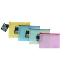 PVC-freier Reißverschluss-Beutel A6 bunt