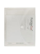 FolderGreen® Sichttasche A4 mit Dehnfalte und Abheftrand - Recycling-PP