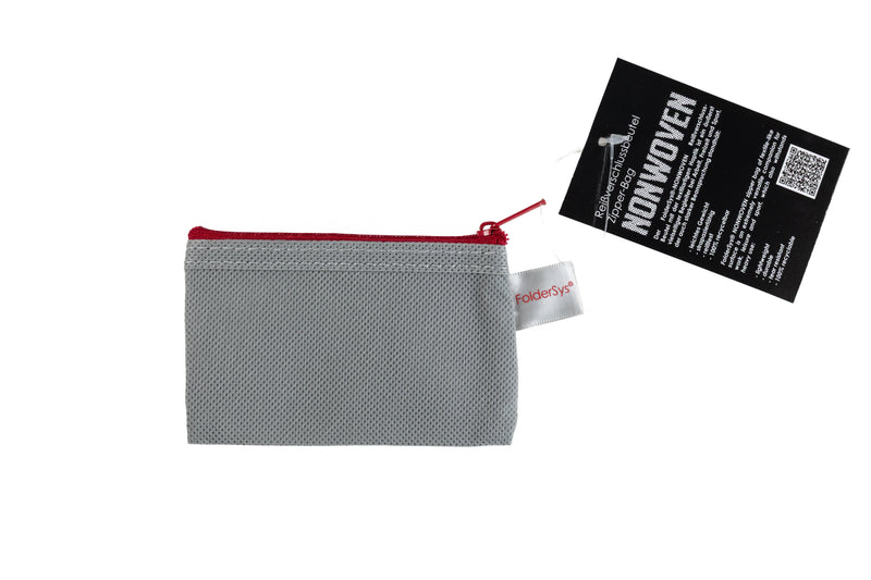 NON-WOVEN - BAG  ID-1 für Kreditkarten, ID-Karten, GRAU