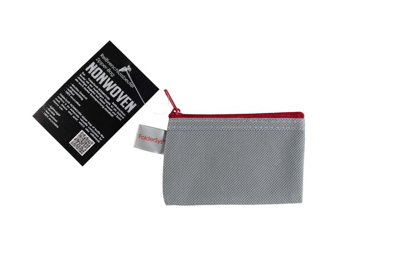 NON-WOVEN - BAG  ID-1 für Kreditkarten, ID-Karten, GRAU