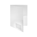 Broschüren-Mappe mit runden Taschen A4 opak