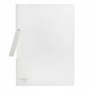 SONDERPOSTEN - Klemm-Mappe A4 transparent - 10 Stück