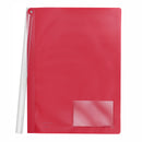 Klemmrücken-Mappe mit VK-Tasche A4