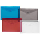 Sichttasche A4 quer mit Druckknopf