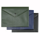 Sichttasche A5 quer mit Druckknopf