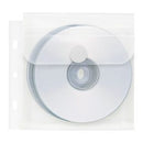 CD-/Booklet-Umschlag mit Dehnfalte+Abheftung