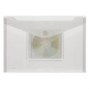 Sichttasche A4 quer mit CD