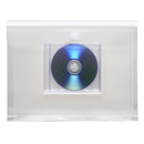 Sichttasche A4 quer mit CD und Dehnfalte