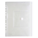 Sichttasche A4 mit CD Dehnfalte und Abheftrand