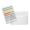 Index-Sichttasche A4 mit Abheftrand und Dehnfalte