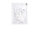 SONDERPOSTEN - Sammelhülle A5 PVC mit Zip - 50 Stück