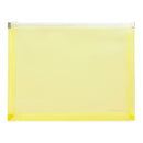 Gleitverschluss-Tasche mit Falte A5