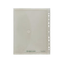 FolderGreen® envelope A4 with gusset and filing-strip - 100% PCR-PP
