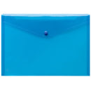 Sichttasche A4 quer mit Druckknopf neutral