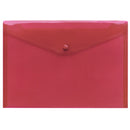 Sichttasche A4 quer mit Druckknopf neutral