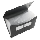 Fächer-Tasche 12er transparent