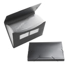 Fächer-Tasche 12er transparent